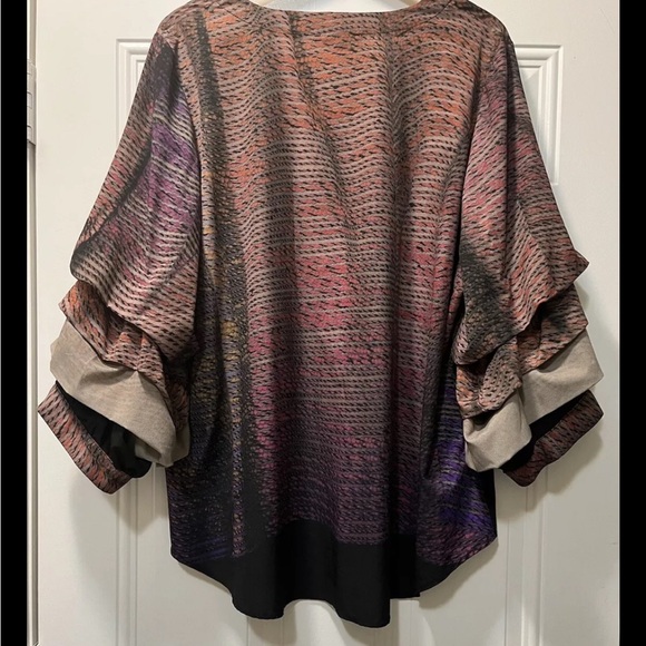 JEAN MARC PHILLIPE Art To Wear Tunic Plus Size B52 - Picture 5 of 6